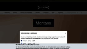 What Smow.de website looked like in 2023 (1 year ago)