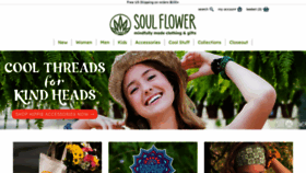 What Soul-flower.com website looked like in 2023 (1 year ago)