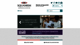 What Squamish.ca website looked like in 2023 (1 year ago)
