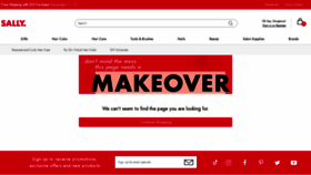 What Sallybeauty.ca website looked like in 2023 (2 years ago)