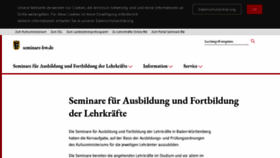What Seminare-bw.de website looked like in 2023 (2 years ago)