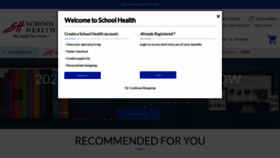 What Schoolhealth.com website looked like in 2023 (1 year ago)