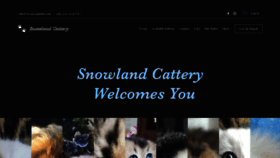 What Snowlandcattery.net website looked like in 2023 (1 year ago)