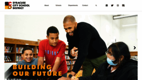 What Syracusecityschools.com website looked like in 2023 (1 year ago)