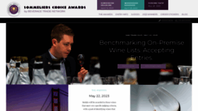 What Sommelierschoiceawards.com website looked like in 2023 (1 year ago)