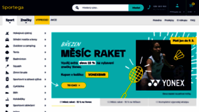 What Sportobchod.cz website looked like in 2023 (1 year ago)