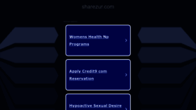 What Sharezur.com website looked like in 2023 (1 year ago)
