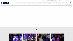 What Segaarcade.com website looked like in 2023 (1 year ago)