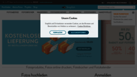 What Snapfish.de website looked like in 2023 (1 year ago)