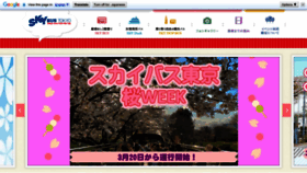 What Skybus.jp website looked like in 2023 (1 year ago)