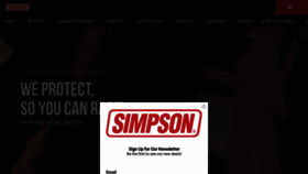 What Simpsonraceproducts.com website looked like in 2023 (1 year ago)