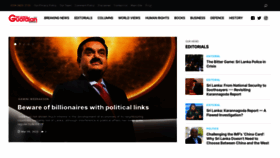 What Srilankaguardian.org website looked like in 2023 (1 year ago)