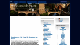 What Strassburg.eu website looked like in 2023 (1 year ago)