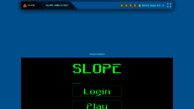 What Slopeunblocked.online website looked like in 2023 (1 year ago)