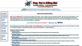 What Stopyourekillingme.com website looked like in 2023 (1 year ago)