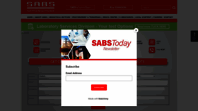 What Sabs.co.za website looked like in 2023 (1 year ago)