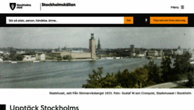 What Stockholmskallan.se website looked like in 2023 (1 year ago)
