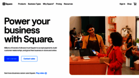 What Square.com website looked like in 2023 (1 year ago)
