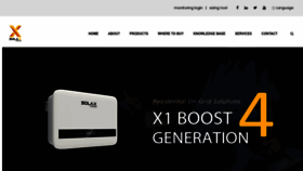 What Solaxpower.com website looked like in 2023 (1 year ago)