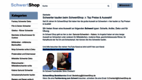 What Schwertshop.de website looked like in 2023 (1 year ago)