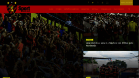 What Sportrecife.com.br website looked like in 2023 (1 year ago)