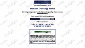 What Surnameweb.org website looked like in 2023 (1 year ago)