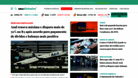 What Seudinheiro.com website looked like in 2023 (1 year ago)