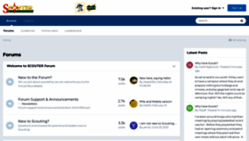 What Scouter.com website looked like in 2023 (2 years ago)