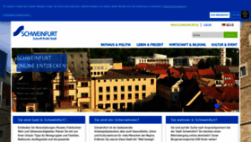 What Schweinfurt.de website looked like in 2023 (1 year ago)