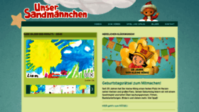 What Sandmann.de website looked like in 2023 (1 year ago)