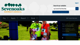 What Sevenoaks.gov.uk website looked like in 2023 (1 year ago)