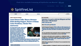 What Spitfirelist.com website looked like in 2023 (1 year ago)