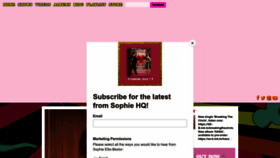 What Sophieellisbextor.net website looked like in 2023 (1 year ago)