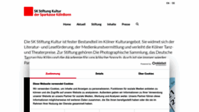 What Sk-kultur.de website looked like in 2023 (1 year ago)
