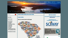 What Scgreatoutdoors.com website looked like in 2023 (1 year ago)