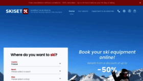 What Skiset.co.uk website looked like in 2023 (1 year ago)