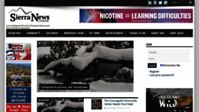 What Sierranewsonline.com website looked like in 2023 (1 year ago)