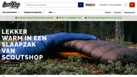 What Scoutshop.nl website looked like in 2023 (1 year ago)