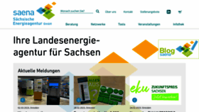 What Saena.de website looked like in 2023 (1 year ago)