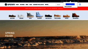 What Sperrytopsider.com website looked like in 2023 (1 year ago)