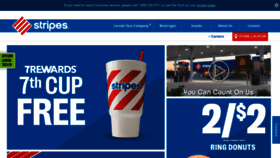What Stripesstores.com website looked like in 2023 (1 year ago)