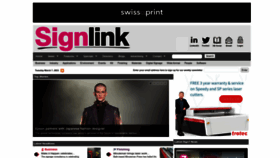 What Signlink.co.uk website looked like in 2023 (1 year ago)