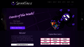 What Spiderforest.com website looked like in 2023 (1 year ago)