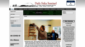 What Sitkasentinel.com website looked like in 2023 (1 year ago)