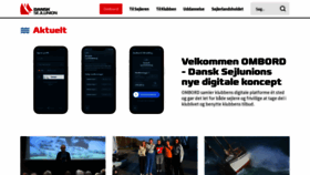 What Sejlsport.dk website looked like in 2023 (1 year ago)