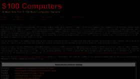 What S100computers.com website looked like in 2023 (1 year ago)