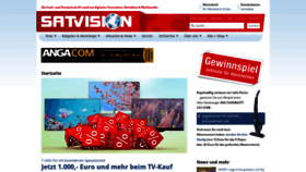 What Satvision.de website looked like in 2023 (1 year ago)