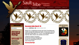 What Saulttribe.com website looked like in 2023 (2 years ago)