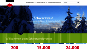 What Schwarzwaldverein.de website looked like in 2023 (1 year ago)