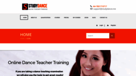 What Studydance.me website looked like in 2023 (1 year ago)